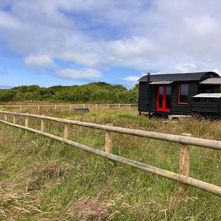 Shepherds Hut In A Private Meadow With Sea Views Hartland Dış mekan fotoğraf